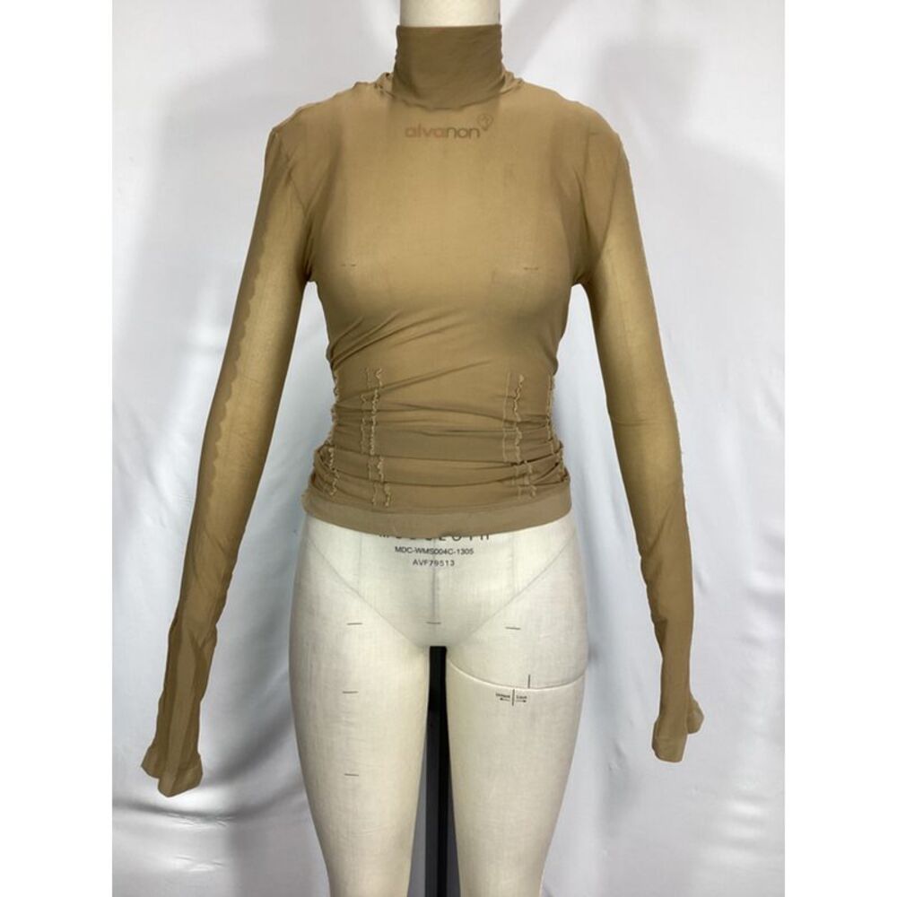 Acne Tan Turtleneck Sweater